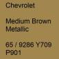 Preview: Chevrolet, Medium Brown Metallic, 65 / 9286 Y709 P901.